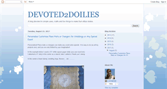Desktop Screenshot of devoted2doilies.com