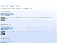Tablet Screenshot of devoted2doilies.com